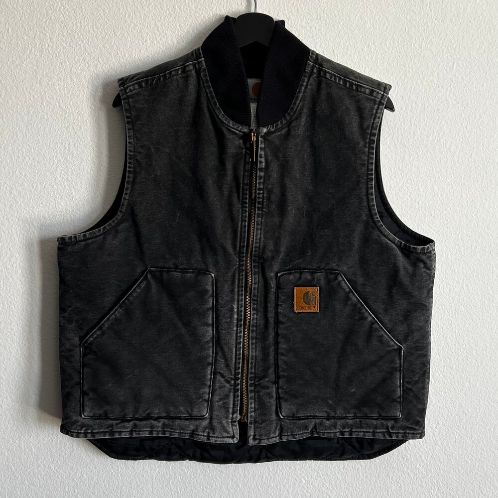 Carhartt V52 BLK black work wear vest